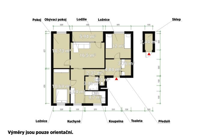 Prodej, Byt 4+1, Plzeň