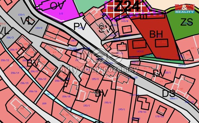 Prodej, Pozemek k bydlení, Velká Jesenice