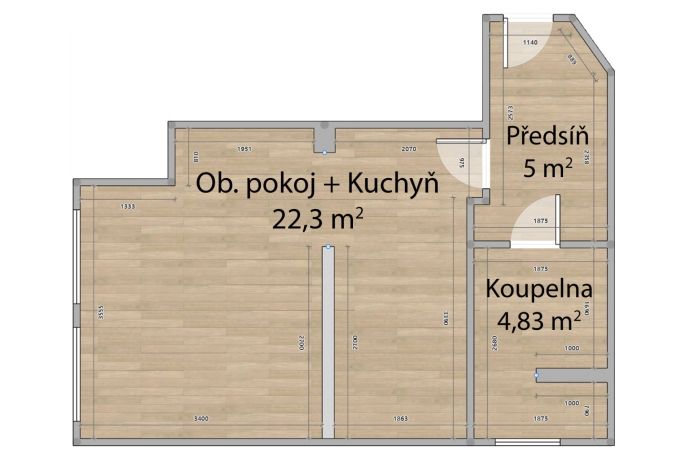 Prodej, Byt 1+kk, Nýřany