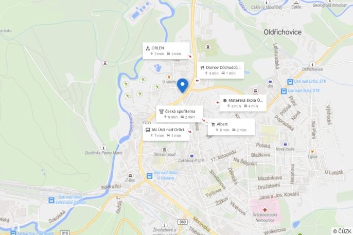 Prodej, Byt 3+1, Ústí nad Orlicí