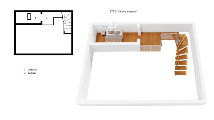 Prodej, Atypický byt, Praha