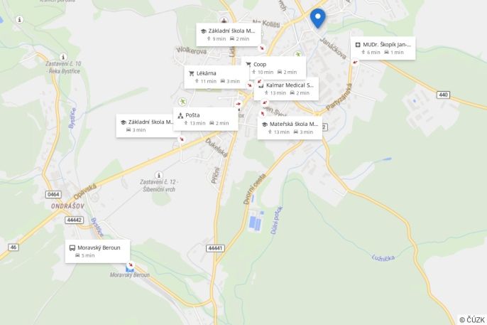 Prodej, Byt 2+1, Moravský Beroun