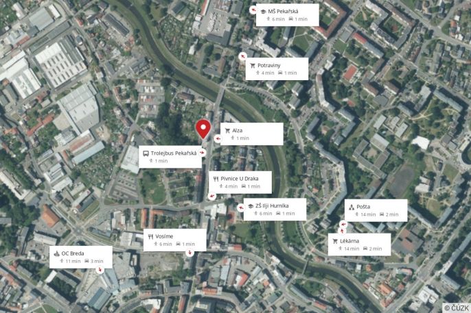Pronájem, Byt 2+kk, Opava