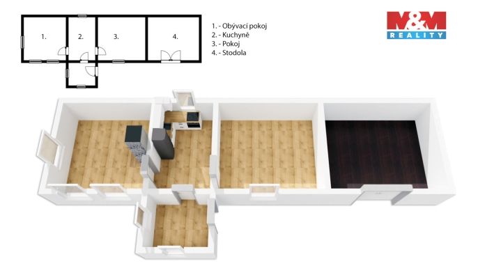 Prodej, Chalupa, Chlístovice