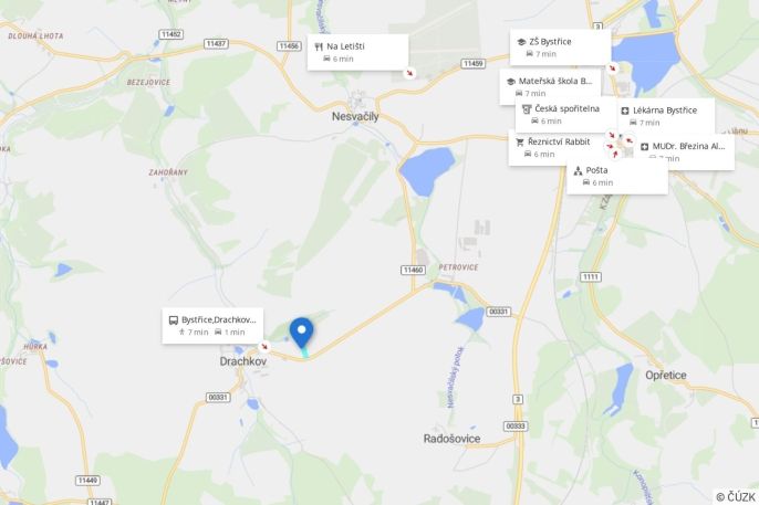 Prodej, Pole, Bystřice