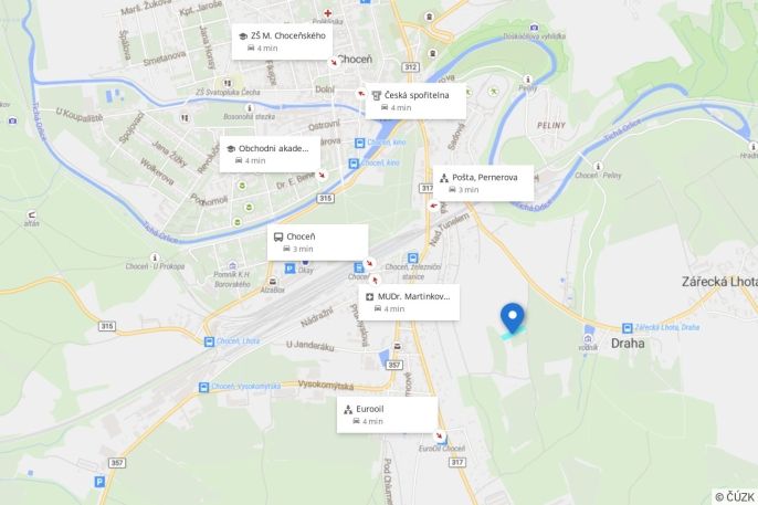 Prodej, Pozemek k bydlení, Choceň