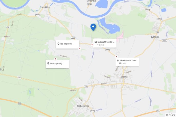 Prodej, Les, Sadská