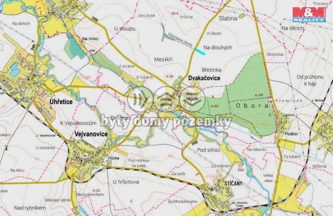 Prodej, Pozemek k bydlení, Dvakačovice