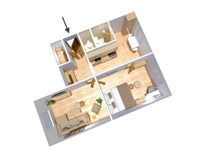 Prodej, Byt 2+1, Strakonice