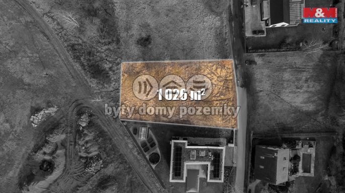 Prodej, Pozemek k bydlení, 1026 m², Velké Popovice