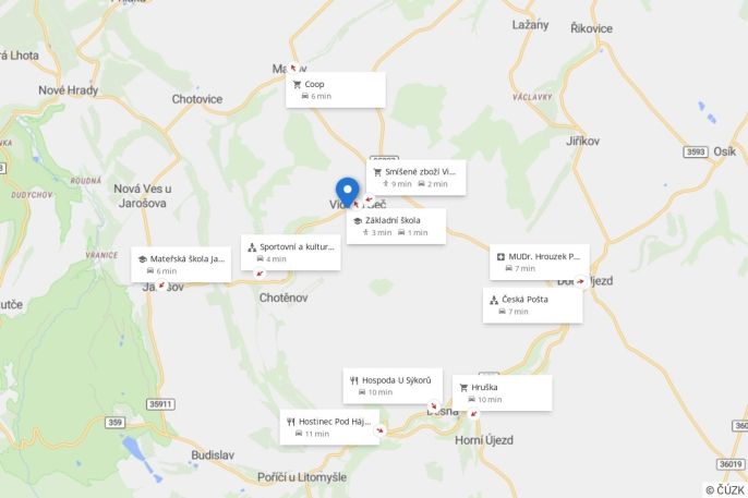 Prodej, Pozemek k bydlení, Vidlatá Seč