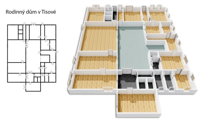 Pronájem, Rodinný dům, Tisová