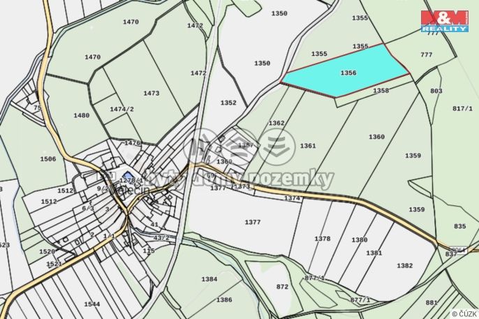 Prodej, Pole, Velečín