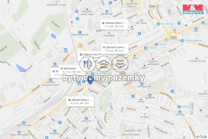 Prodej, Byt 2+1, Teplice