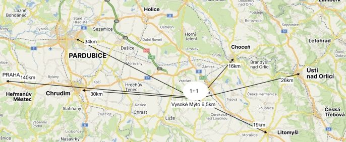Prodej, Byt 1+1, Vysoké Mýto