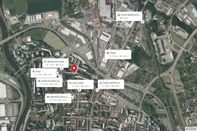 Pronájem, Byt 2+1, České Budějovice