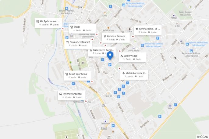 Pronájem, Byt 3+1, Rychnov nad Kněžnou