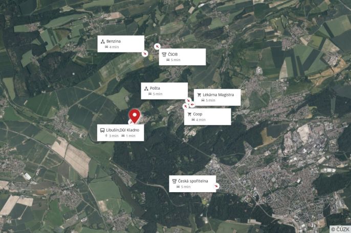 Pronájem, Byt 1+kk, Libušín