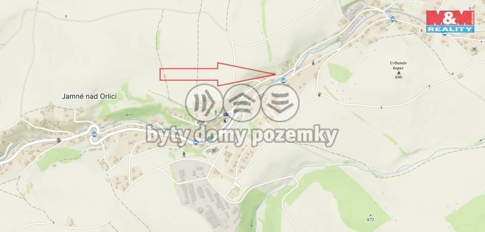 Prodej, Pozemek k bydlení, Jamné nad Orlicí