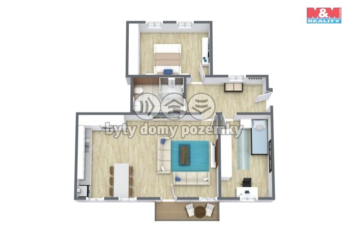 Prodej, Byt 3+kk, Cheb