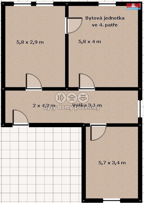 Prodej, Byt 3+kk, Karlovy Vary