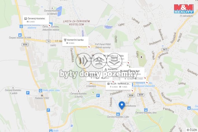 Pronájem, Obchod a služby, Červený Kostelec