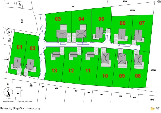 Prodej, Pozemek k bydlení, Újezd nade Mží
