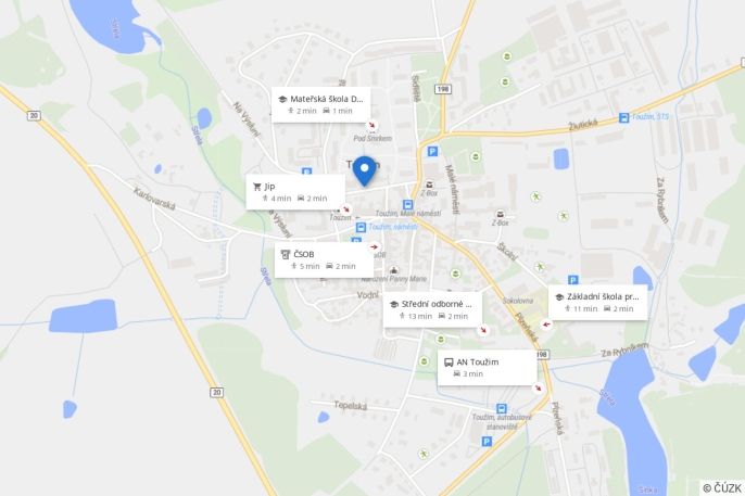 Prodej, Byt 3+1, Toužim