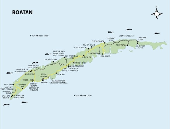 Prodej, Komerční pozemky, Roatan 
