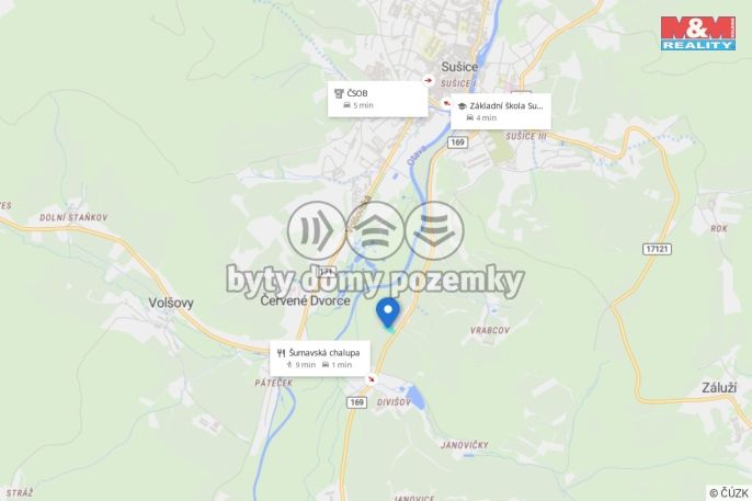 Prodej, Pozemek k bydlení, Sušice