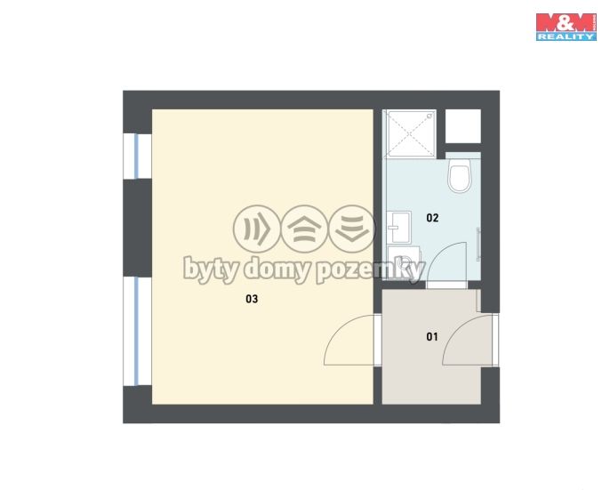 Prodej, Byt 1+kk, Hradec Králové