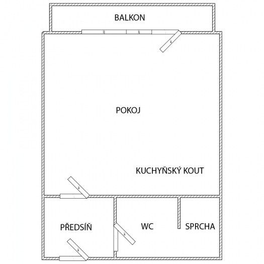 Prodej, Byt 1+kk, Ostrava