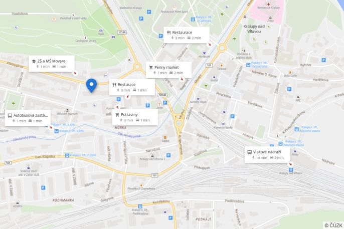 Pronájem, Byt 2+kk, Kralupy nad Vltavou