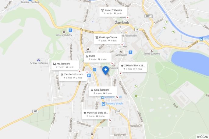Pronájem, Byt 3+1, Žamberk