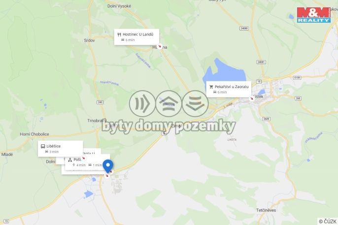 Prodej, Byt 1+1, Liběšice