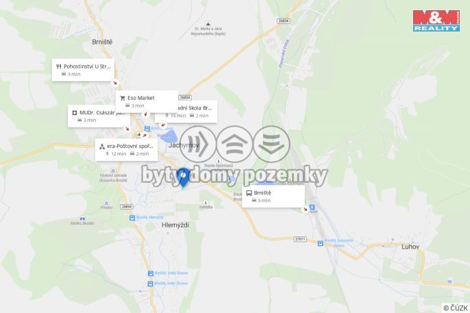 Prodej, Pozemek k bydlení, Brniště