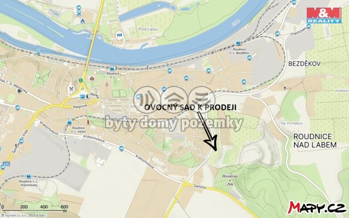 Prodej, Ovocný sad, Roudnice nad Labem