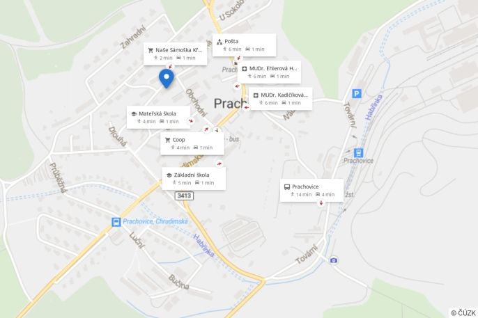 Pronájem, Byt 3+kk, Prachovice