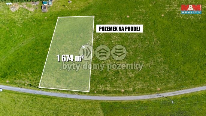 Prodej, Pozemek k bydlení, Huntířov