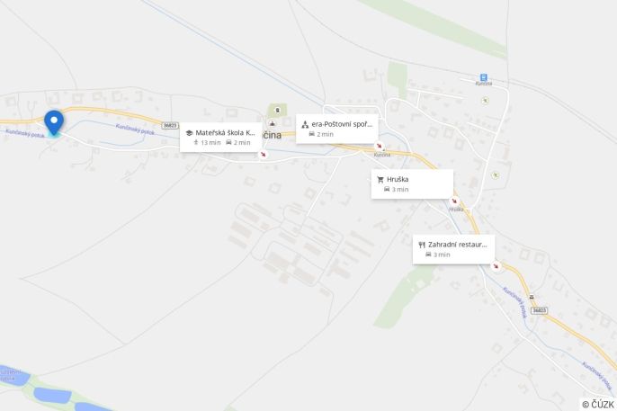 Prodej, Pozemek k bydlení, Kunčina