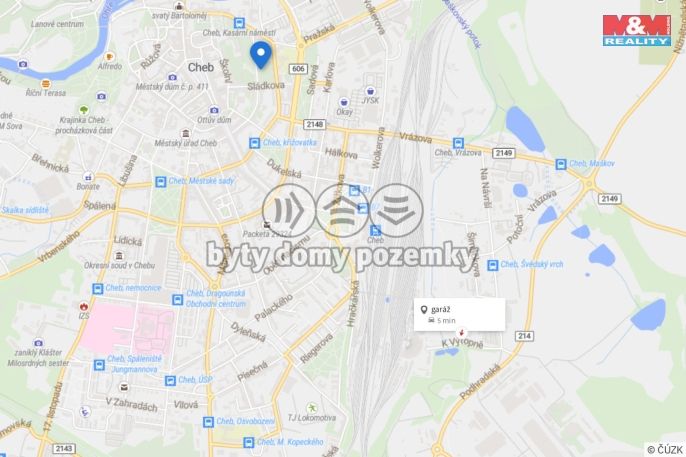 Prodej, Garáž, Cheb