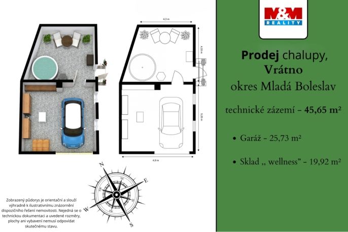 Prodej, Chalupa, Vrátno