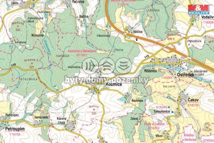 Prodej, Pozemek k bydlení, Kozmice