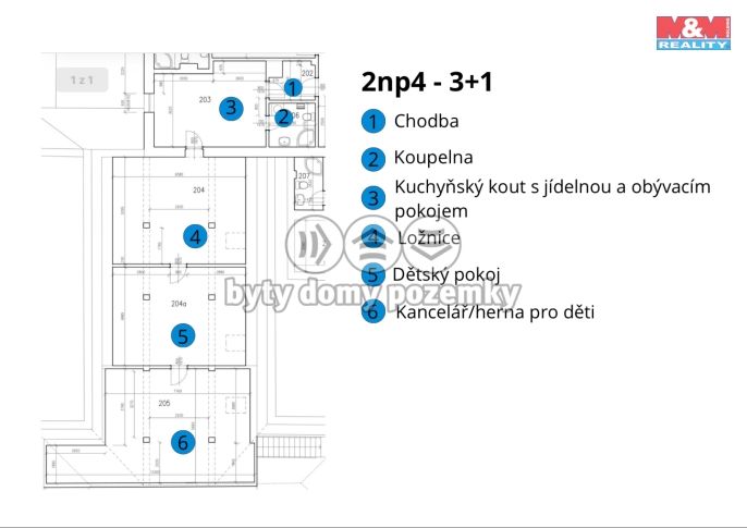 Pronájem, Byt 3+1, Příseka