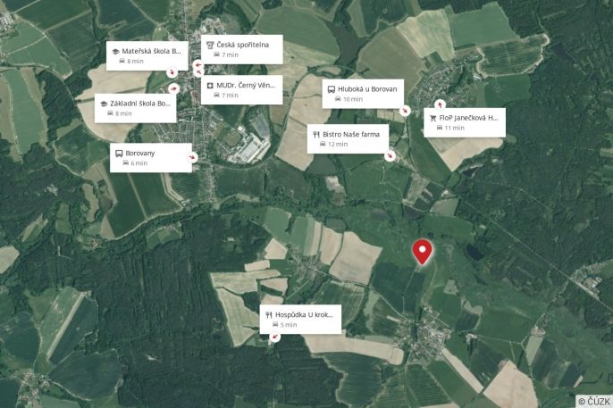 Pronájem, Byt 2+kk, Borovany