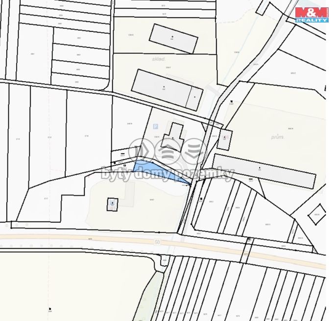 Pronájem, Komerční pozemky, Drslavice