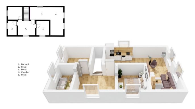 Prodej, Rodinný dům, Velké Losiny