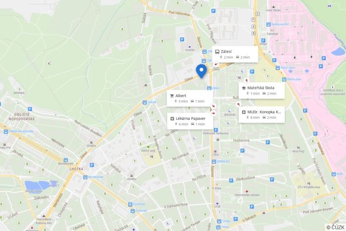 Pronájem, Byt 3+kk, Praha