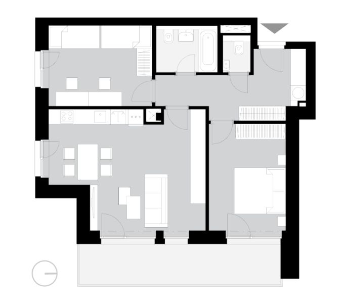 Prodej, Byt 3+kk, Kladno