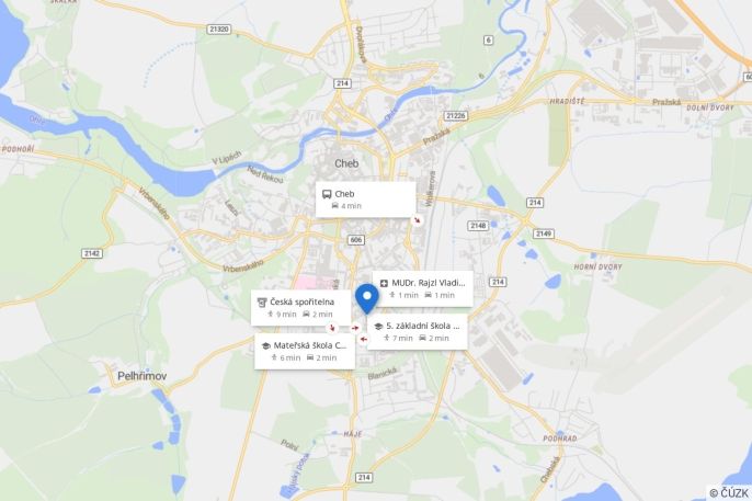 Prodej, Byt 2+1, Cheb